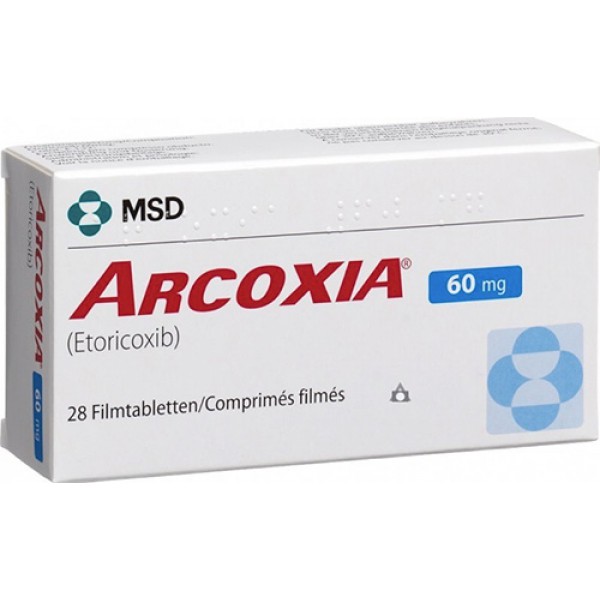 Аркоксиа Arcoxia 60 mg/100Шт