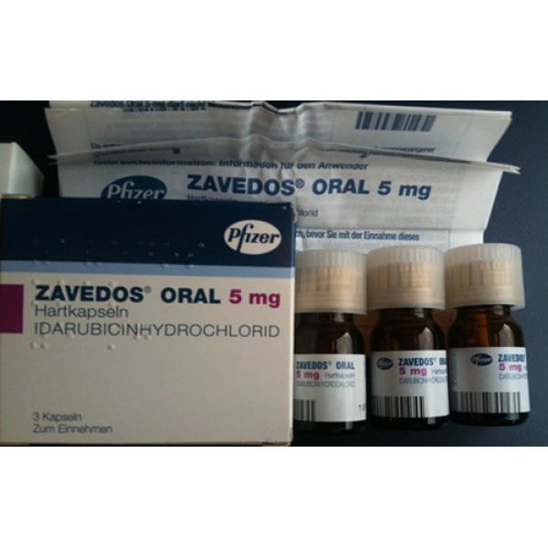 Заведос Zavedos 5 мг/3 капсулы