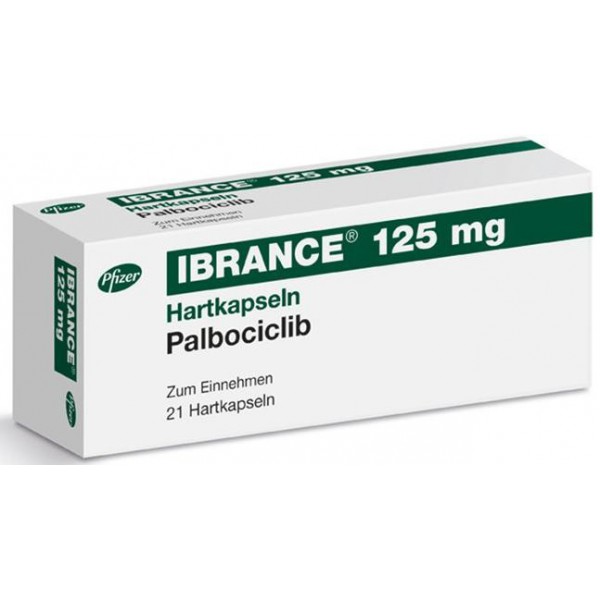 Ибранс Ibrance (Палбоциклиб) 125 мг/21 капсул