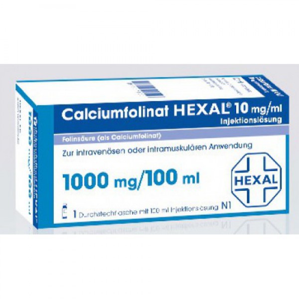 Кальциумфолинат Calciumfolinat 1000mg/100ml 1 флакон