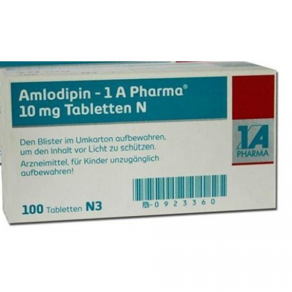 Амлодипин AMLODIPIN 10MG - 100 Шт