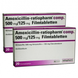 Изображение товара: Амоксициллин AMOXICILLIN 500mg - 20 Шт