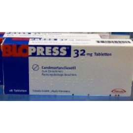 Изображение товара: Блопресс (Кандезартанcилексетил) Blopress (Candesartancilexetil) 32 мг/28 таблеток