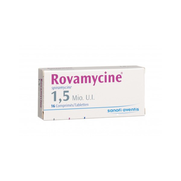 Ровамицин Rovamicin 1,5 млн/30 таблеток  