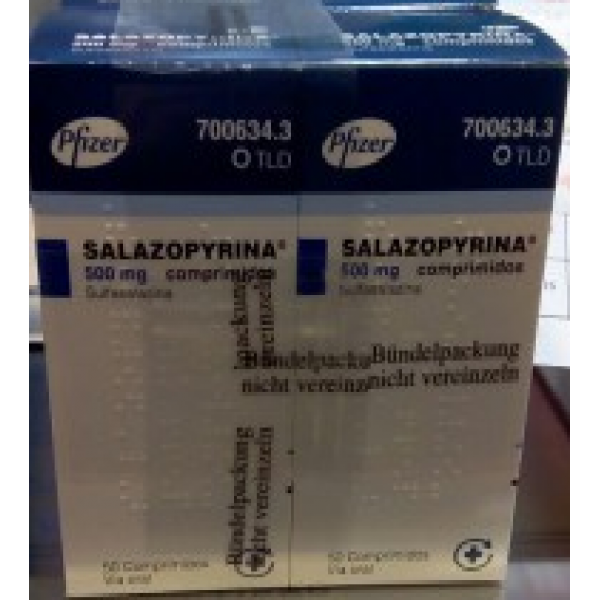 Салазопирин Salazopyrine 500 мг/300 таблеток  