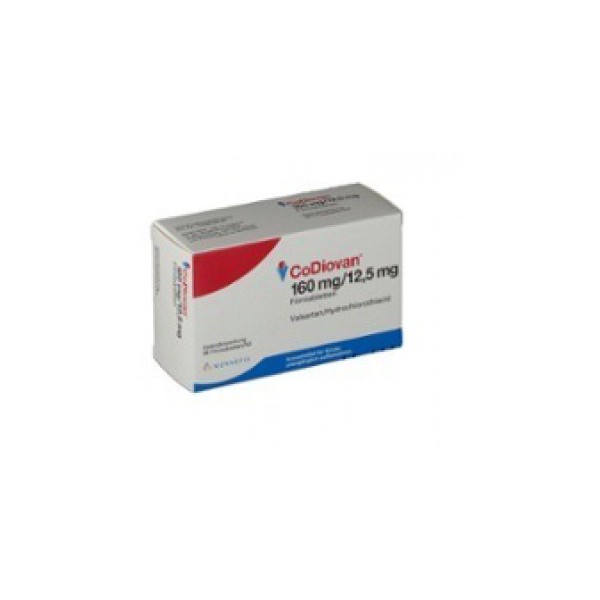 Ко-Диован CODIOVAN 160 mg/12,5 mg/98 Шт