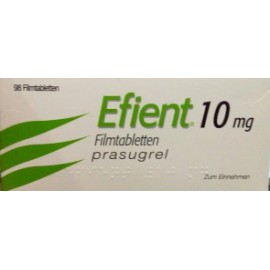 Изображение товара: Эффиент Efient (Прасугрель) 10 мг/98 таблеток