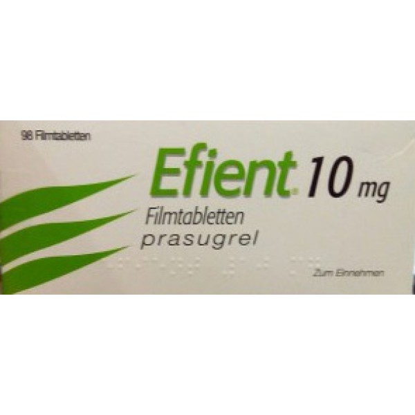 Эффиент Efient (Прасугрель) 10 мг/98 таблеток